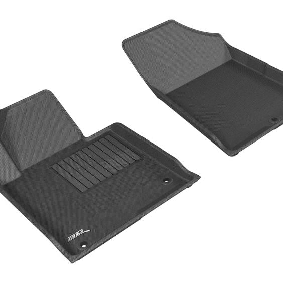 3D MAXpider L1HY05111509 - ACEL1HY05111509 - 3D MAXpider 2015-2020 Hyundai/Kia Sonata/Sonata Hybrid/Optima Kagu 1st Row Floormat - Black - Shipped in Europe - Tuningsupply.com