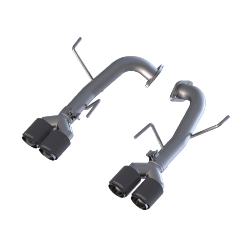 MBRP PS48013CF - MBRPS48013CF - MBRP 15-19 Subaru WRX 2.0L/STI 2.5L 2.5in Dual Split Rear Exit w/ 3.5in CF Tips - T304 - Shipped in Europe - Tuningsupply.com