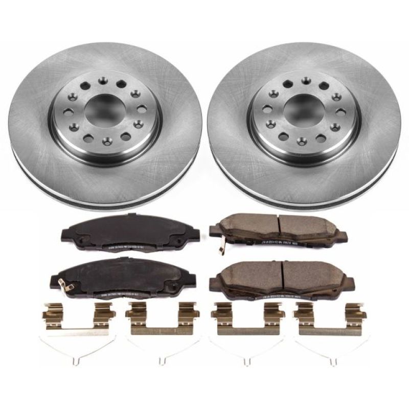 PowerStop KOE7409 - PSBKOE7409 - Power Stop 17-18 GMC Acadia Front Autospecialty Brake Kit - Shipped in Europe - Tuningsupply.com