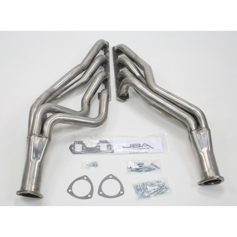 JBA 6610S - JBA6610S - JBA 65-73 Ford Mustang 260-302 SBF 4 Speed C4/C6/AOD 1-3/4in Primary Raw 409SS Long Tube Header - Shipped in Europe - Tuningsupply.com