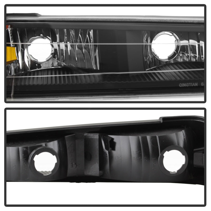 SPYDER 9032110 - SPY9032110 - xTune Chevy Colorado 04-12 OEM Headlights w/ Bumper Lights Black HD-JH-CCOL04-SET-BK - Shipped in Europe - Tuningsupply.com