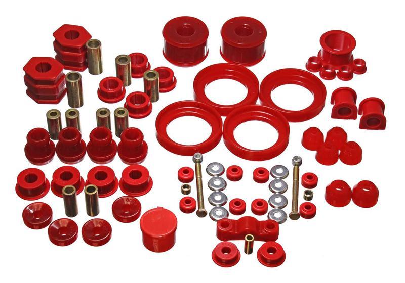 Energy Suspension 3.18102G - ENG3.18102G - Energy Suspension 81-87 Chevy/GMC 4WD (W/ Stock Front Springs) Black Hyper-flex Master Bushing Set - Shipped in Europe - Tuningsupply.com