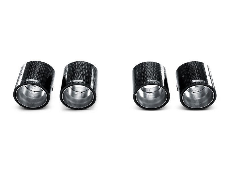 Akrapovic TP-CT/3 - AKRTP-CT/3 - Akrapovic 07-13 BMW M3 (E90/E92/E93) Tail Pipe Set (Carbon) - Shipped in Europe - Tuningsupply.com