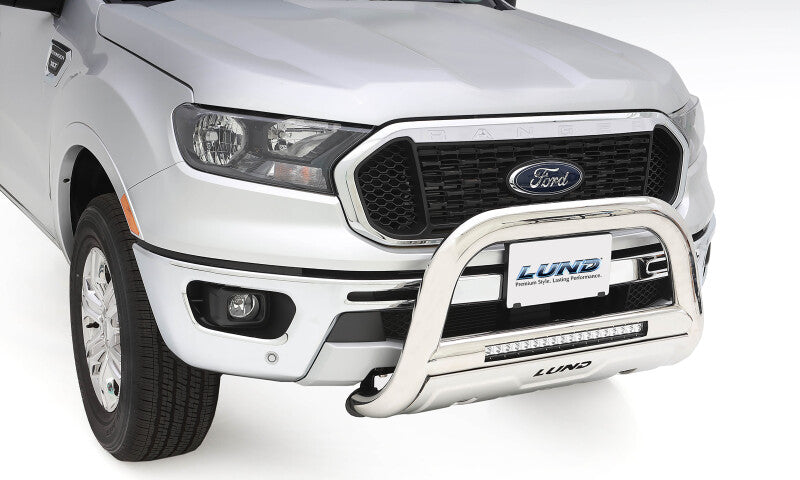 LUND 47021214 - LND47021214 - Lund 07-17 Chevy Silverado 1500 Bull Bar w/Light & Wiring - Polished - Shipped in Europe - Tuningsupply.com