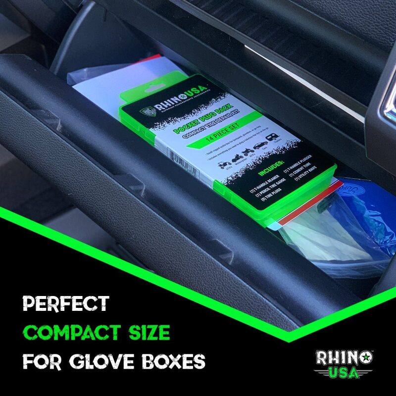 Rhino USA RNO-PLUG-PACK - RSARNO-PLUG-PACK - Rhino USA 14-Piece Compact Tire Repair Plug Kit - Shipped in Europe - Tuningsupply.com