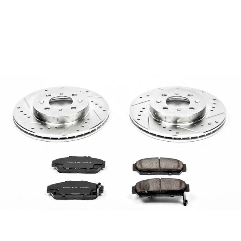 PowerStop K692 - PSBK692 - Power Stop 94-01 Acura Integra Front Z23 Evolution Sport Brake Kit - Shipped in Europe - Tuningsupply.com