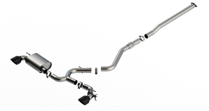 Borla 140926BC - BOR140926BC - Borla 22-23 Hyundai Kona N 2.0L 4 CYL. Turbo AT/MT ATAK Catback Exhaust Black Chrome - Shipped in Europe - Tuningsupply.com