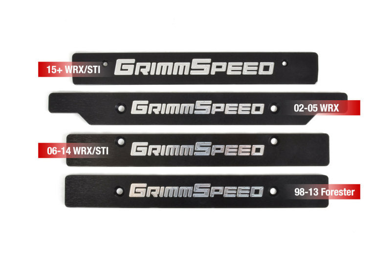 GrimmSpeed GRM094078 - GRMGRM094078 - GrimmSpeed 02-05 Subaru Impreza WRX/STi License Plate Delete Plate - Shipped in Europe - Tuningsupply.com