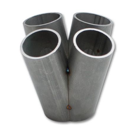 Vibrant 2457 - VIB2457 - Vibrant 4 into 1 SS Turbo Mani Collector for GT28/30/35 in Flange 48mm Pipe OD 4.5in tall 58mm out - Shipped in Europe - Tuningsupply.com