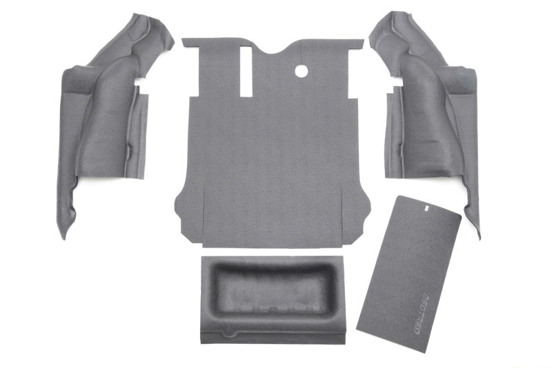BedRug - BEDBTJK11R4 - BedRug 11-16 Jeep JK Unlimited 4Dr Rear 5pc BedTred Cargo Kit (Incl Tailgate & Tub Liner) - Shipped in Europe - Tuningsupply.com
