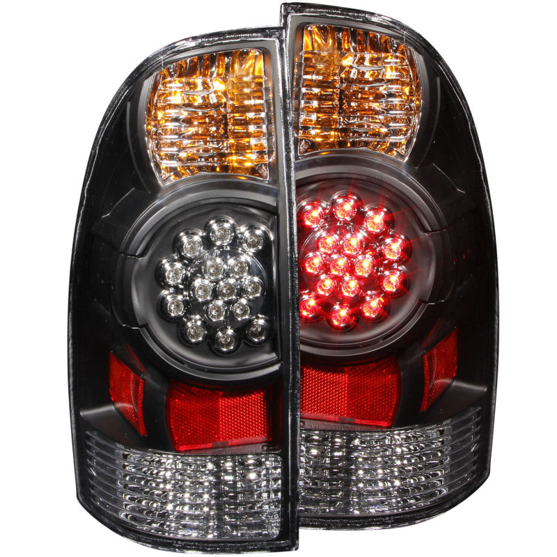 ANZO 311042 - ANZ311042 - ANZO 2005-2015 Toyota Tacoma LED Taillights Black - Shipped in Europe - Tuningsupply.com