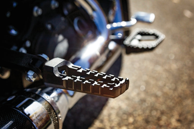 Kuryakyn 3599 - KUR3599 - Kuryakyn Riot Pegs Without Adaptor Satin Black - Shipped in Europe - Tuningsupply.com