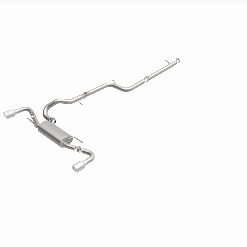Magnaflow 15146 - MAG15146 - MagnaFlow 10-12 Mazda 3 L4 2.5L Hatchback Split Rear Exit Stainless Cat Back Performance Exhaust - Shipped in Europe - Tuningsupply.com