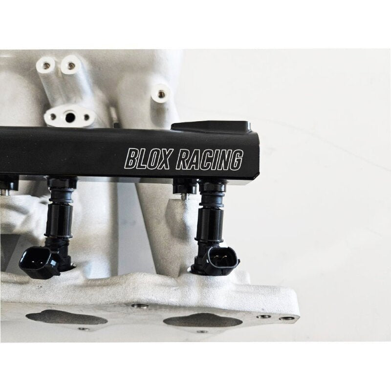 BLOX Racing BXFU-00720-BK - BLOBXFU-00720-BK - BLOX Racing Honda B-Series Xtreme Aluminum Fuel Rail - Black - Shipped in Europe - Tuningsupply.com