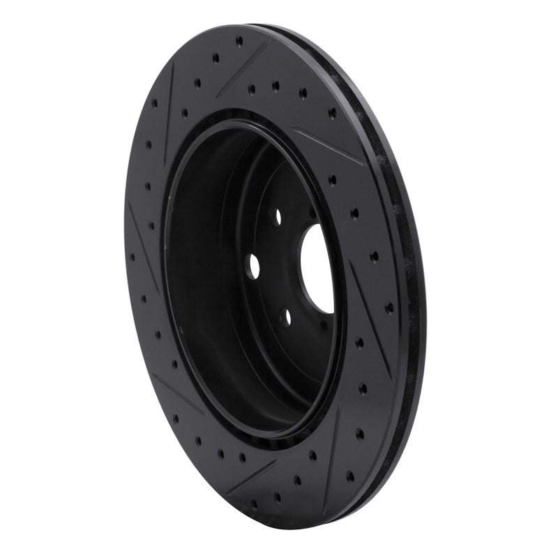 R1 Concepts 633-13022R - RNC633-13022R - R1 08-20 Subaru Impreza Rear Right Drilled & Slotted Black Brake Rotor - Shipped in Europe - Tuningsupply.com