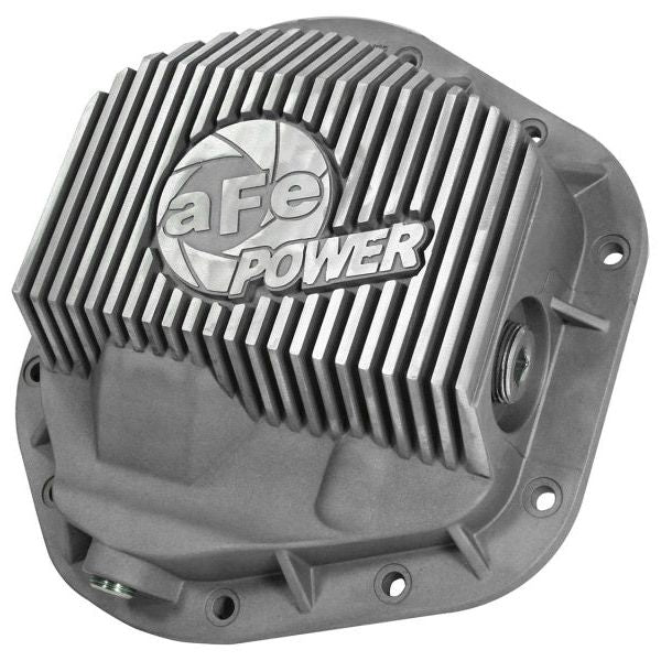aFe 46-70080 - AFE46-70080 - afe Front Differential Cover (Raw; Street Series); Ford Diesel Trucks 94.5-14 V8-7.3/6.0/6.4/6.7L - Shipped in Europe - Tuningsupply.com