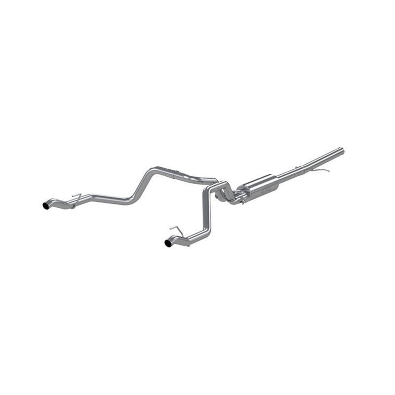 MBRP PS5085304 - MBRPS5085304 - MBRP 2019 Chevrolet Silverado 1500 4.3L/5.3L 2.5in Cat Back Dual Rear Exit - T304 - Shipped in Europe - Tuningsupply.com