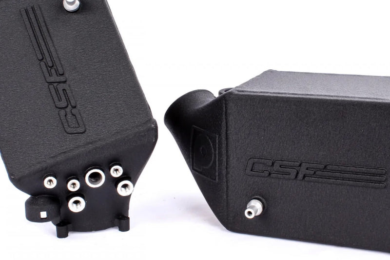CSF 8109 - CSF8109 - CSF 12-16 BMW M5 (F10) / 12-18 BMW M6 (F06/F12/F13) Twin Charge-Air-Cooler Set - Crinkle Black - Shipped in Europe - Tuningsupply.com