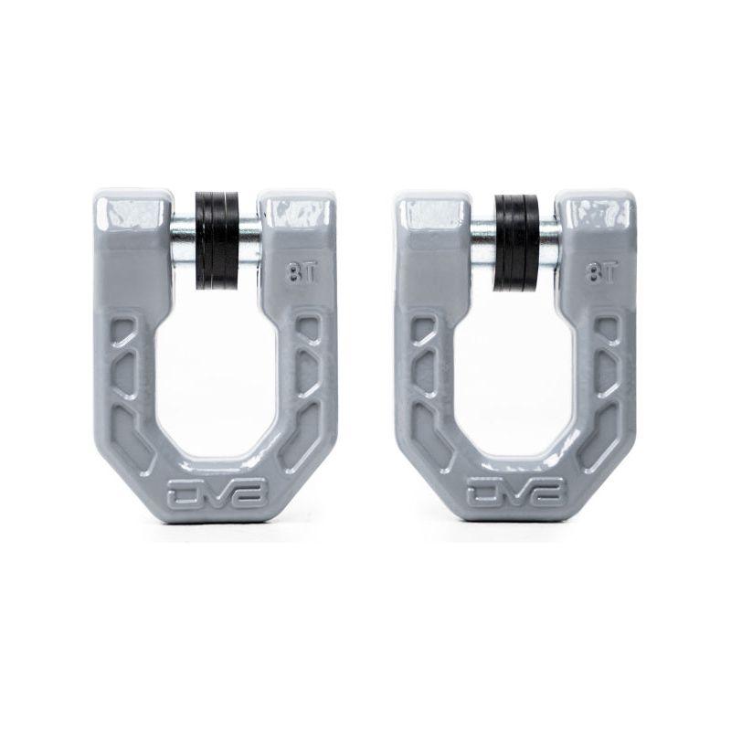 DV8 Offroad UNSK-01GR - DVEUNSK-01GR - DV8 Offroad Elite Series D-Ring Shackles - Pair (Gray) - Shipped in Europe - Tuningsupply.com