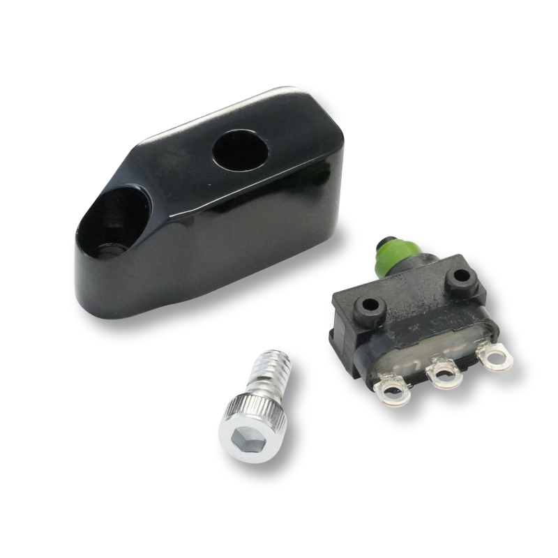 Performance Machine 0062-2942-B - PFM0062-2942-B - Performance Machine Brake Light/Clutch Kill Switch Kit - Black Ano - Shipped in Europe - Tuningsupply.com