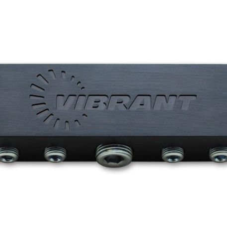 Vibrant 2691 - VIB2691 - Vibrant Aluminum Vacuum Manifold (new design) - Black - Shipped in Europe - Tuningsupply.com