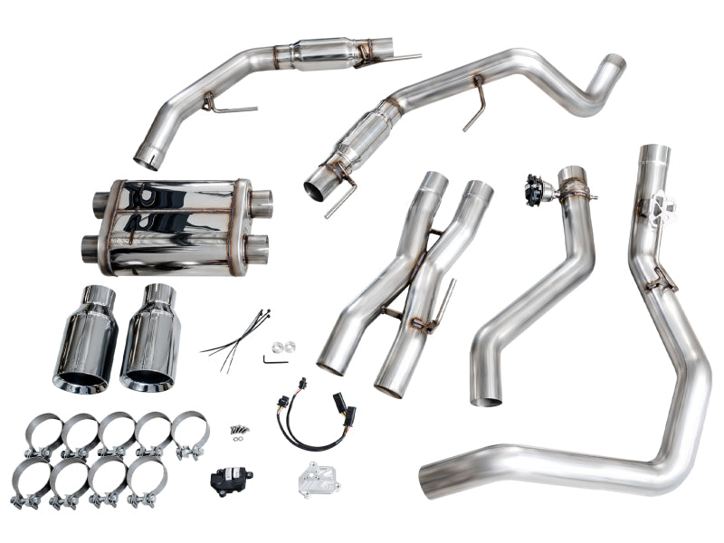 AWE Tuning 3025-32356 - AWE3025-32356 - AWE Gen 3 Raptor SwitchPath Exhaust - Chrome Silver Tips - Shipped in Europe - Tuningsupply.com