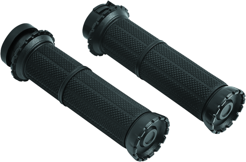 Kuryakyn 3582 - KUR3582 - Kuryakyn Riot Grips Dual Cable Satin Black - Shipped in Europe - Tuningsupply.com
