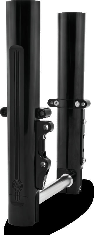 Performance Machine 0208-2097-B - PFM0208-2097-B - Performance Machine 14-Up FL Lower Leg Assembly - Black Ano - Shipped in Europe - Tuningsupply.com