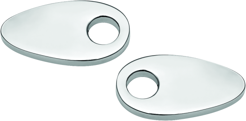 Kuryakyn 2577 - KUR2577 - Kuryakyn Fender Strut Plates Chrome - Shipped in Europe - Tuningsupply.com
