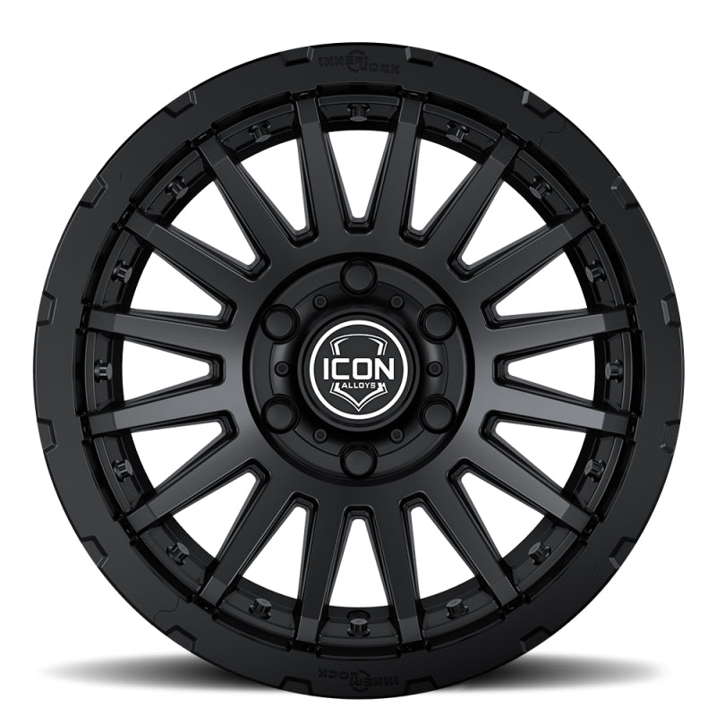 ICON 23618909060SB - ICO23618909060SB - ICON Recon Pro 18x9 6 x 5.5 25mm Offset 6in BS 95.1mm Bore Satin Black Wheel - Shipped in Europe - Tuningsupply.com