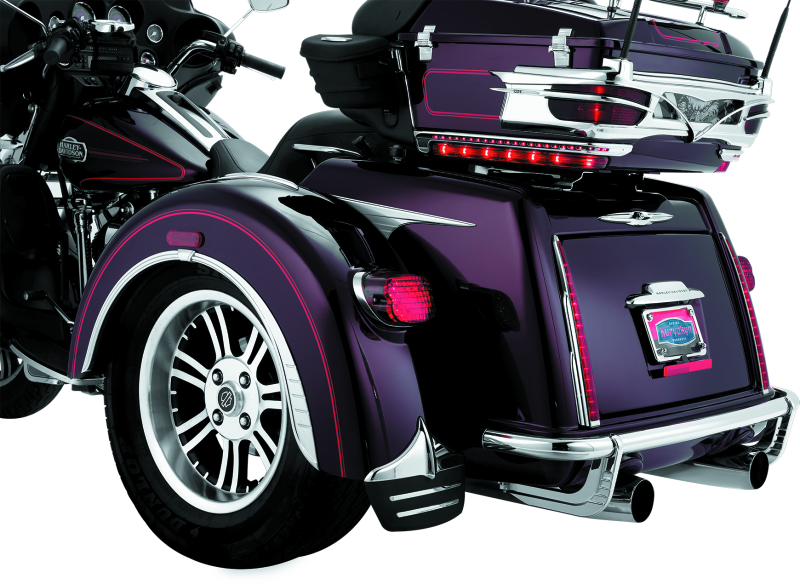 Kuryakyn 7223 - KUR7223 - Kuryakyn Rear Bumper Accents For Trikes Chrome - Shipped in Europe - Tuningsupply.com