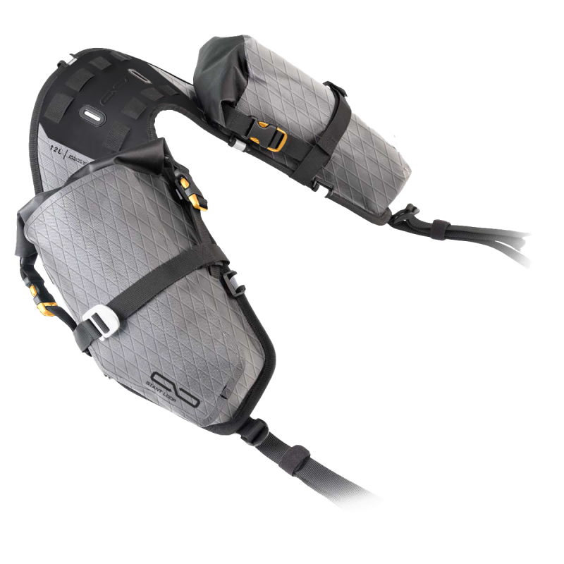 Giant Loop MSB25-RT-G - GIAMSB25-RT-G - Giant Loop MoJavi Saddlebag 12L - Gray - Shipped in Europe - Tuningsupply.com