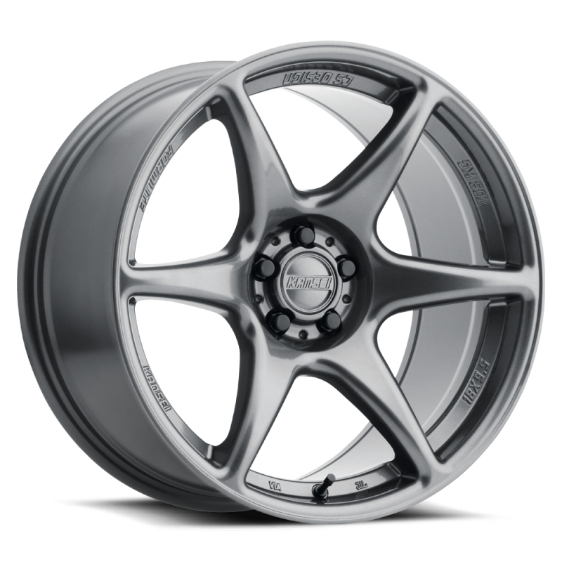 Kansei K11G-189512+22 - KANK11G-189512+22 - Kansei K11G Tandem 18x9.5in / 5x114.3 BP / 22mm Offset / 73.1mm Bore - Gunmetal Wheel - Shipped in Europe - Tuningsupply.com