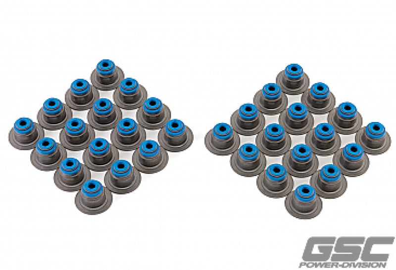 GSC Power Division 1102 - GSC1102 - GSC P-D Ford Mustang 5.0L Gen 3 Coyote Valve Stem Seal w/Integrated Spring Seat - Set of 32 - Shipped in Europe - Tuningsupply.com