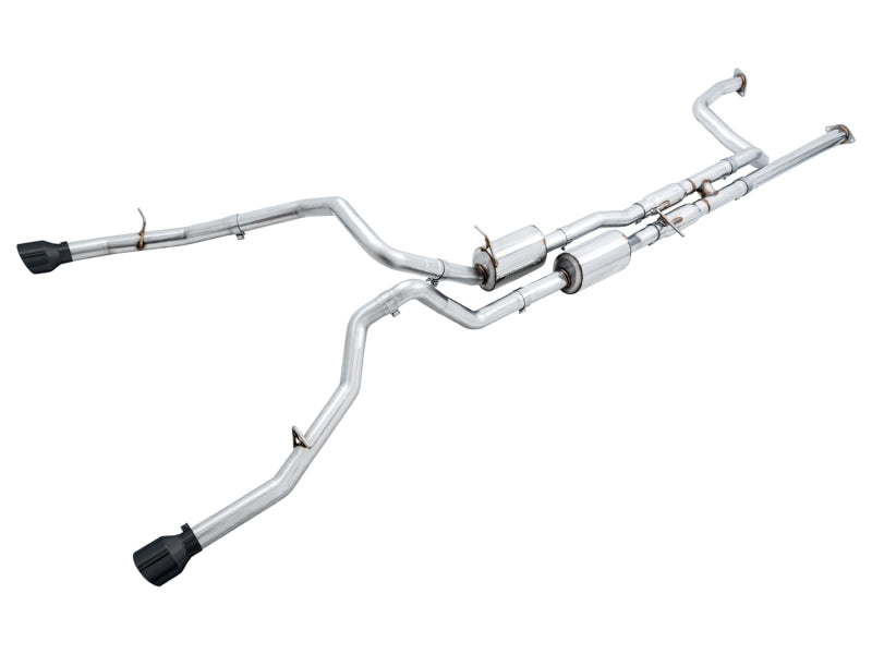 AWE Tuning 3015-33005 - AWE3015-33005 - AWE Tuning 2021 RAM 1500 TRX 0FG Cat-Back Exhaust - Diamond Black Tips - Shipped in Europe - Tuningsupply.com