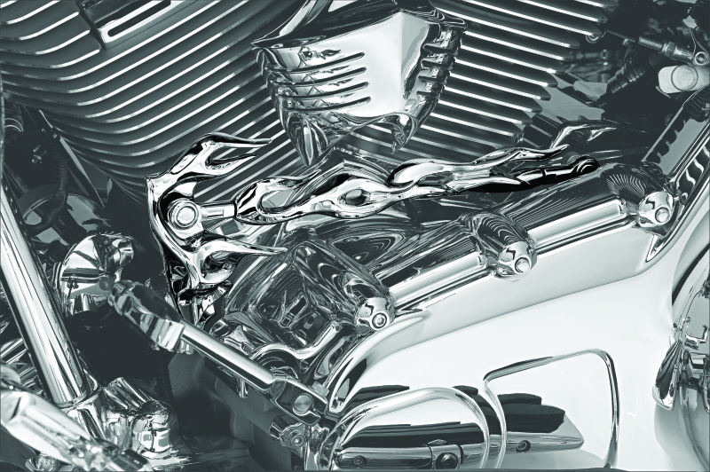 Kuryakyn 1072 - KUR1072 - Kuryakyn Flame Shift Linkage Chrome - Shipped in Europe - Tuningsupply.com