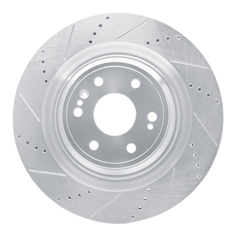 R1 Concepts 631-47079L - RNC631-47079L - R1 14-20 Cadillac Escalade ESV Front Left Drilled & Slotted Silver Brake Rotor - Shipped in Europe - Tuningsupply.com