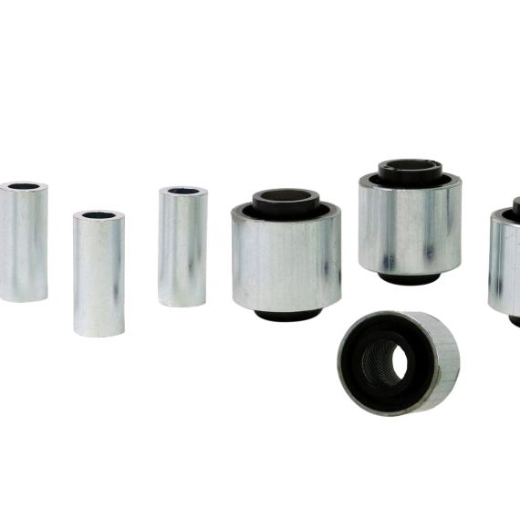 Whiteline W63393 - WHLW63393 - Whiteline Plus 9/89-8/09 Subaru Legacy Rear Control Arm Lower Front Inner & Outer Bushing Kit - Shipped in Europe - Tuningsupply.com