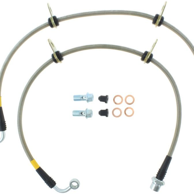 Stoptech 950.44022 - STO950.44022 - StopTech Stainless Steel Brake Line Kit - Front - Shipped in Europe - Tuningsupply.com