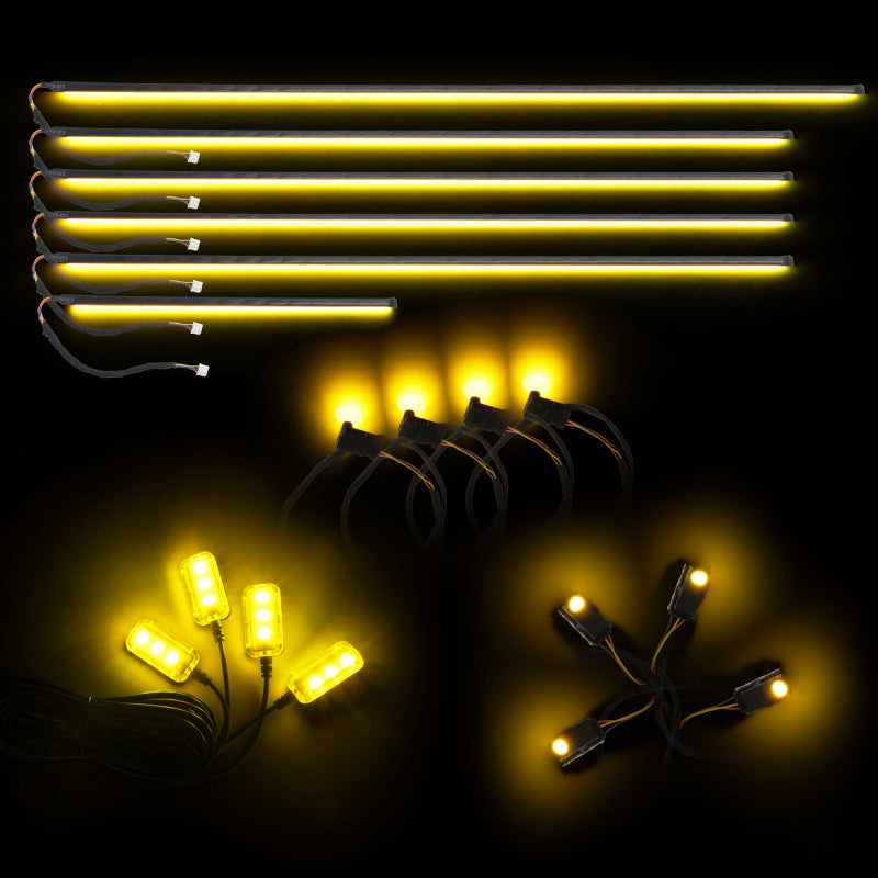 ORACLE Lighting 4240-332 - ORL4240-332 - Oracle Lighting Dynamic Colorshift 18 Piece Universal Full LED Interior Dash Board Kit - Shipped in Europe - Tuningsupply.com
