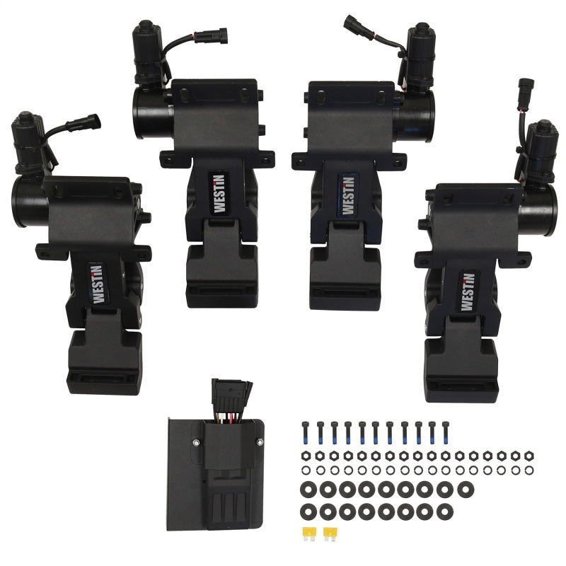 Westin 29-23945 - WES29-23945 - Westin 15-25 Ford F-150 SuperCrew / 17-25 F-250/350 CrewCab Pro-e Running Boards - Tex. Blk - Shipped in Europe - Tuningsupply.com