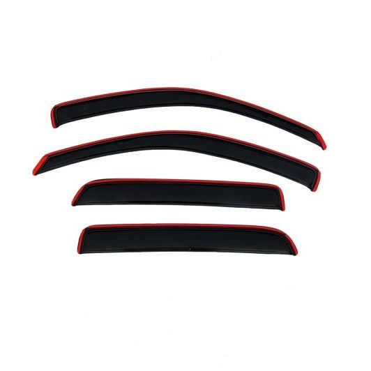 AVS 194656 - AVS194656 - AVS 05-11 Dodge Dakota Quad Cab Ventvisor In-Channel Front & Rear Window Deflectors 4pc - Smoke - Shipped in Europe - Tuningsupply.com