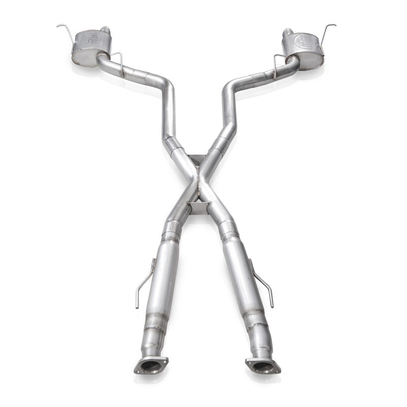 Stainless Works JPGC57CBL - SSWJPGC57CBL - Stainless Works 11-20 Jeep Grand Cherokee 5.7L 3in Legend Catback Exhaust w/X-Pipe (Uses OEM Tips) - Shipped in Europe - Tuningsupply.com