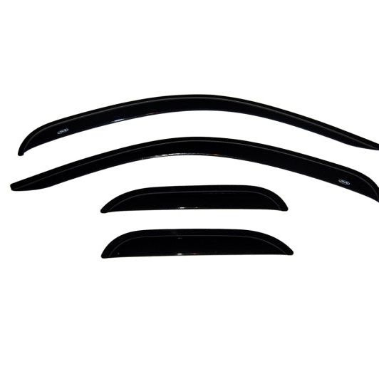 AVS 94040 - AVS94040 - AVS 07-13 Chevy Silverado 1500 Ext. Cab Ventvisor Outside Mount Window Deflectors 4pc - Smoke - Shipped in Europe - Tuningsupply.com