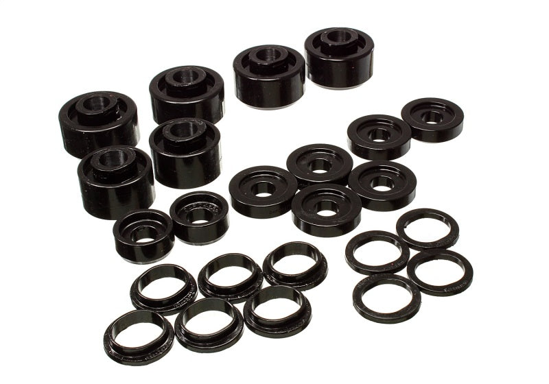 Energy Suspension 4.4121G - ENG4.4121G - Energy Suspension 2005-07 Ford F-250/F-350 SD 2/4WD Reg Cab Body Mount Set - Black - Shipped in Europe - Tuningsupply.com
