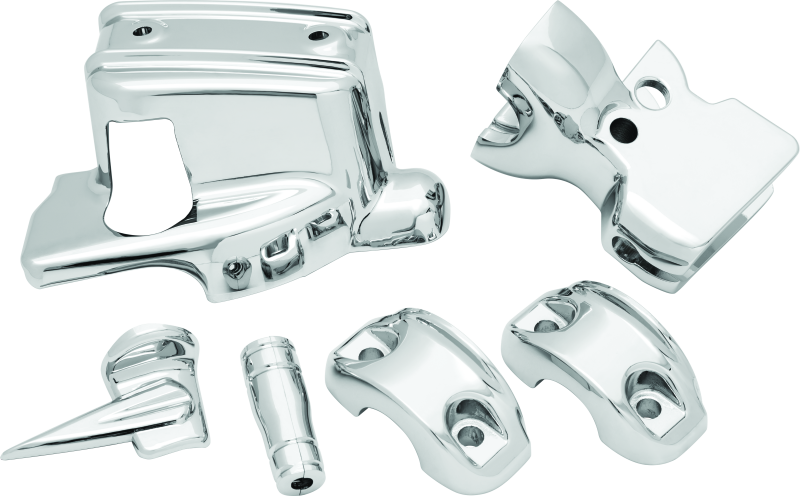 Kuryakyn 1740 - KUR1740 - Kuryakyn Handlebar Control Dress Up Kit Chrome - Shipped in Europe - Tuningsupply.com