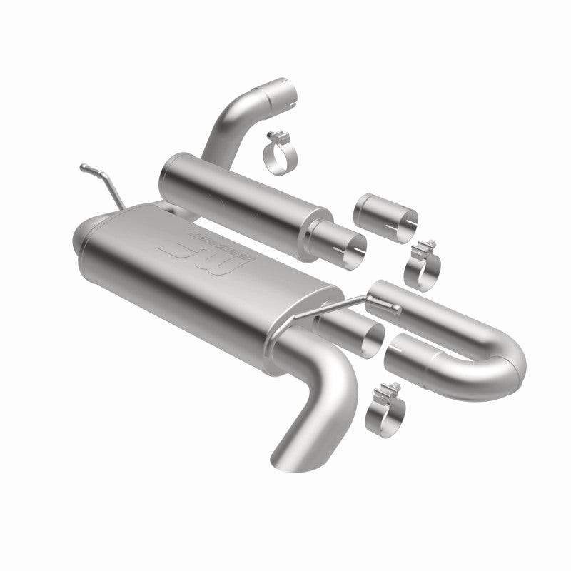 Magnaflow 19620 - MAG19620 - MagnaFlow 18-23 Jeep Wrangler JL 2.0L/3.6L Overland Series Axle-Back Exhaust - Shipped in Europe - Tuningsupply.com
