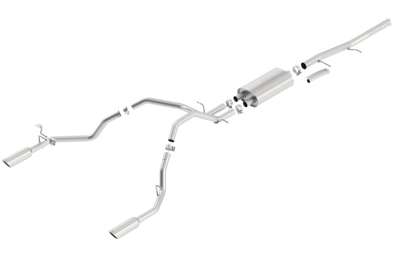 Borla 140429 - BOR140429 - Borla 09-11 Chevrolet Silverado / 09-11 GMC Sierra S-Type SS Catback Exhaust - Shipped in Europe - Tuningsupply.com