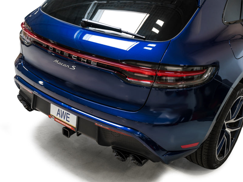 AWE Tuning 3015-43952 - AWE3015-43952 - AWE Tuning 2022+ Porsche Macan 2.9TT Touring Edition Catback Exhaust w/ Diamond Black Tips - Shipped in Europe - Tuningsupply.com