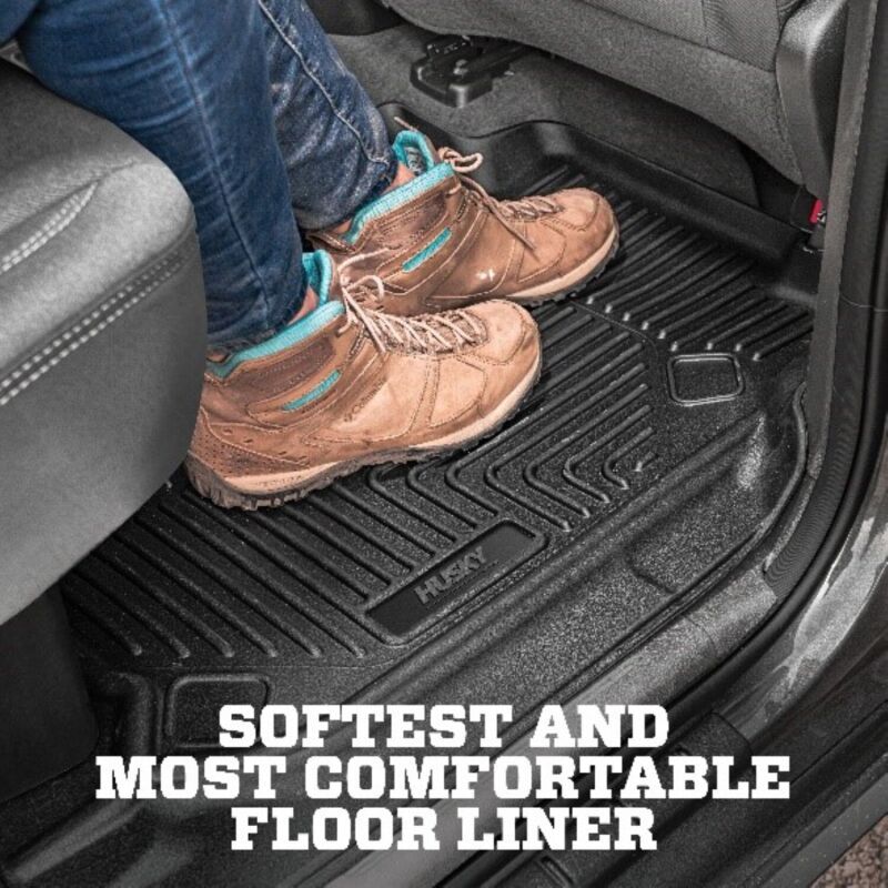 Husky Liners 77641 - HSL77641 - Husky Liners 18-26 Volkswagen Atlas X-Act Contour Black Floor Liners (3rd Seat) - Shipped in Europe - Tuningsupply.com